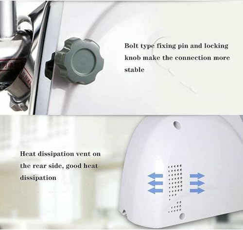 Electric Cheese Grinder - Commercial Rotary Cutter with Stainless Steel Rotary Knives for Efficient Grating and Slicing - Image 3