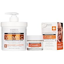 Advanced Clinicals Vitamin C Brightening Cream + Vitamin C Brightening Face Gel Cream Set