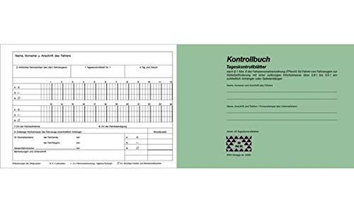 RNK Verlag Kontrollbuch, DIN A5 quer, 32 Blatt, Sie erhalten 1 Stück á 32 Blatt