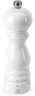 Peugeot Paris Pepper Mill, u'Select, 7 in, White Lacquer, PEFC Beech Wood