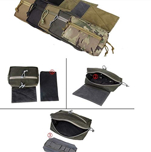 HXSZWJJ Tactical Vest Army Chest Rig Carrier Armor X Harness Rifle Pistol Magazine Pouch Hunting Equipment Accessories Chestrigs (Color : Chestrig set MC, Size : FREE SIZE) - Image 6