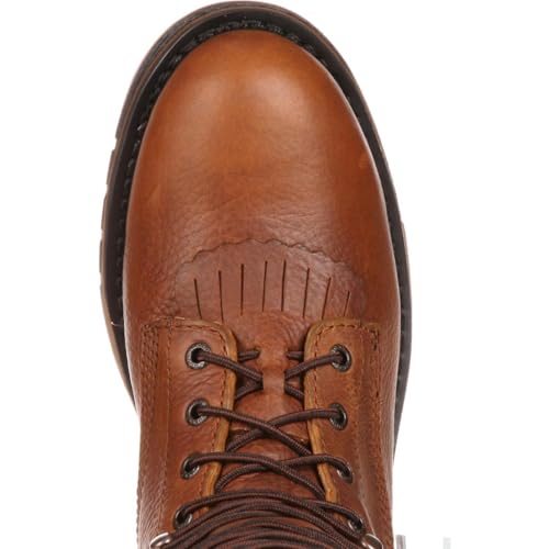 ROCKY Original Ride Lacer Waterproof Western Boots, Tan Pitstop, Size 7(ME) by ROCKY - Image 2