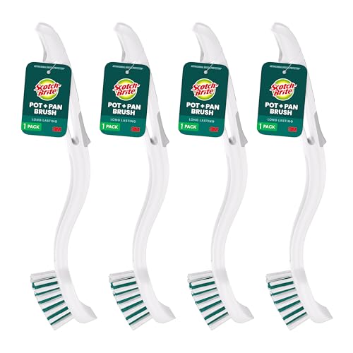 Scotch-Brite Pot & Pan Brush, 4 Pack