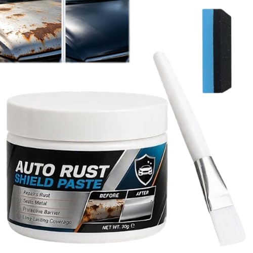 Car Metal Rust Repair Paste,Metal Rust Protection White Repair Paste, 1pc