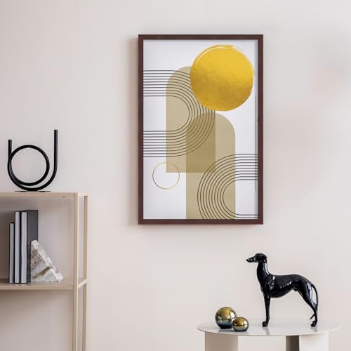 Image of LaVie Home 11x17 Picture Frame for Wall Display, 11x17 Brown Picture Frame with HD Plexiglas, 11 x 17 Poster Frame 1 Pack, Display Frame for Vertical or Horizontal, Classic Collection