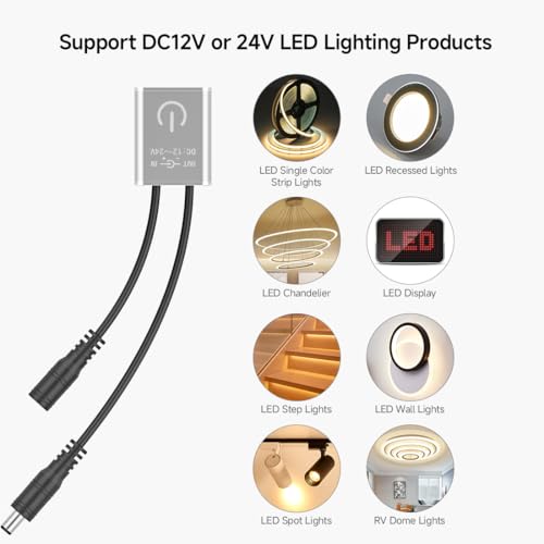 Tira LED COB 9W/m 10m Luz Cálida 2700K Dimmable DC24V miniatura 7