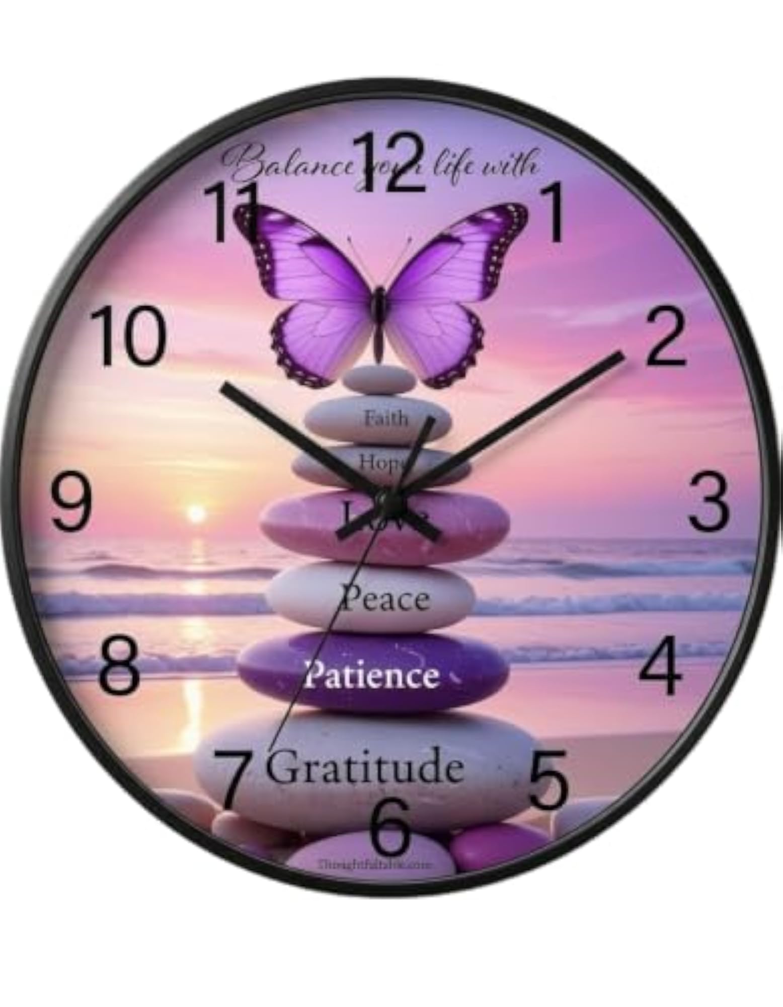 Stylish Wall Clock for Living Room, Chic Design
