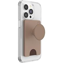 PopSockets Adhesive Phone Wallet with Grip- Latte
