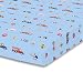 EVERYDAY KIDS Baby Boy Fitted Crib Sheet Police, Fire and Rescue, 100% Soft Microfiber, Breathable and Hypoallergenic Baby Sheet, Fits Standard Size Crib Mattress 28in x 52in, Nursery Sheet