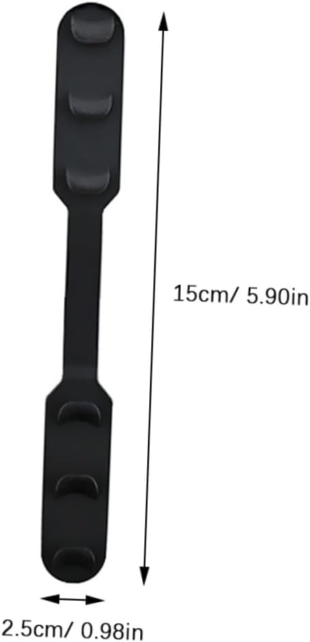 MAGICLULU 4pcs Adjustable Elastic Mask Strap Extender Buckle Black Silicone Anti-Tightening Mask Ear Rope Buckle for Men Women Comfortable Face Accessories