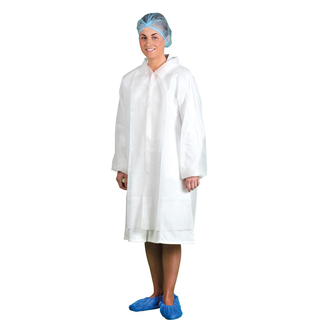 Portwest D118 PP Jednorazowy Fartuch, Regularny, Rozmiar 2XL, Bialy