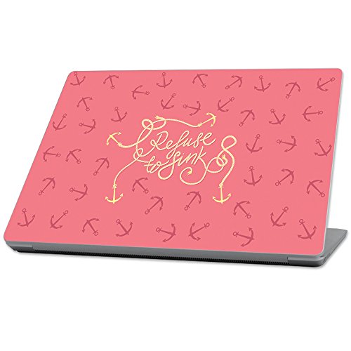 MightySkins Protective, Durable, and Unique Vinyl wrap cover Skin for Microsoft Surface Laptop (2017) 13.3" - Refuse To Sink, Pink (MISURLAP-Refuse To Sink)