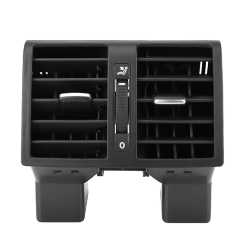 TKSE Rejilla Aire Acondicionado Coche, 1T0819203 Ventilación de Salida de Aire de la Consola Central Trasera para Touran Caddy 04-15