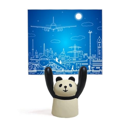 Support de mémo panda en forme de nuage Metropolis City pour bureau