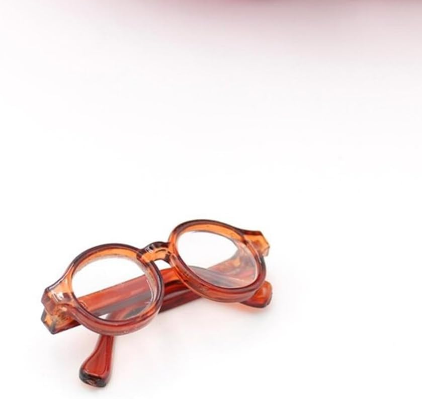 Dollhouse Miniature Eyeglasses, Mini Foldable and Expandable Summer Beach Miniatures, for Fairy Garden, Diorama, Miniature Decoration (2PCS) image 2