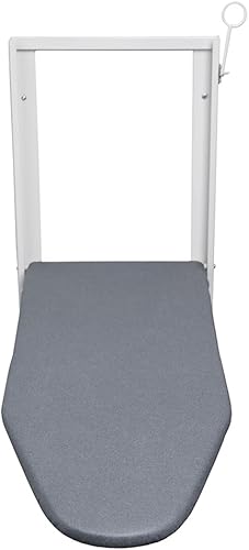 TIVIT Funda para tabla de planchar Ivation para tabla de planchar montada en la pared, revestimiento superior Alumitek, resistente a la quemadura,