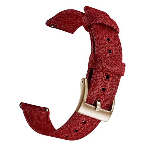 Bracelet de montre en toile 20mm 22mm NASUNJIA pour hommes et femmes