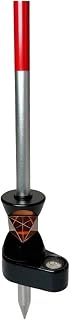 Mini 360 Degree Prism for Total Station Replace GRZ101 Mini Prism Survey + 4 Poles with Soft Bag + A Bubble