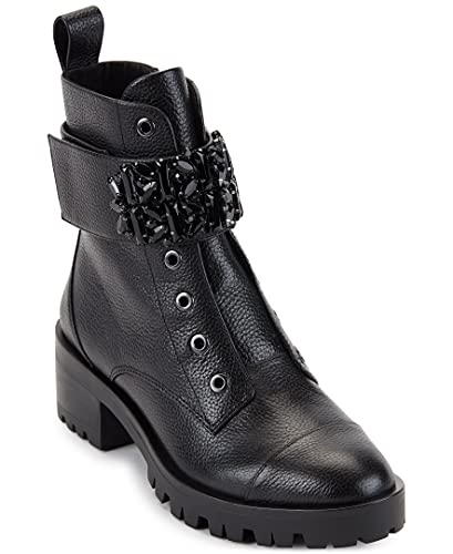 Preisvergleich Produktbild Karl Lagerfeld Paris Damen Pippa Springerstiefel, schwarz, 36.5 EU