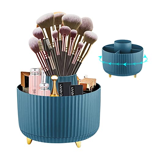 DASIAUTOEM Cosmetic Make Up Organiser, 360° Rotating Brush Organiser, Cosmetic Shelf, Eyeshadow Brush, Lipstick Case