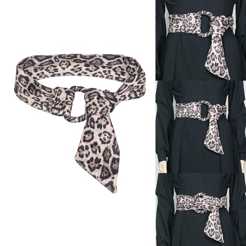 Animal Belt for Female Popular Adjustable Tied Waistband Eye Catching Belt Aesthetic 2000s Waist Strap for Dress2