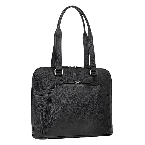Sac d'affaires Femmes en Cuir Noir STILORD Hermione