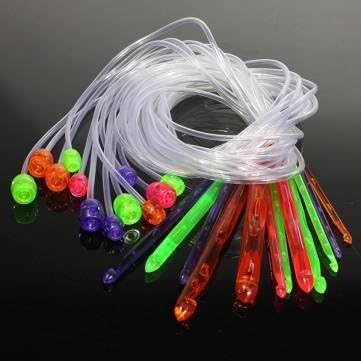 Souked 12 Sizes Flexible Plastic Afghan Crochet Hooks Weave Set Knit Needles