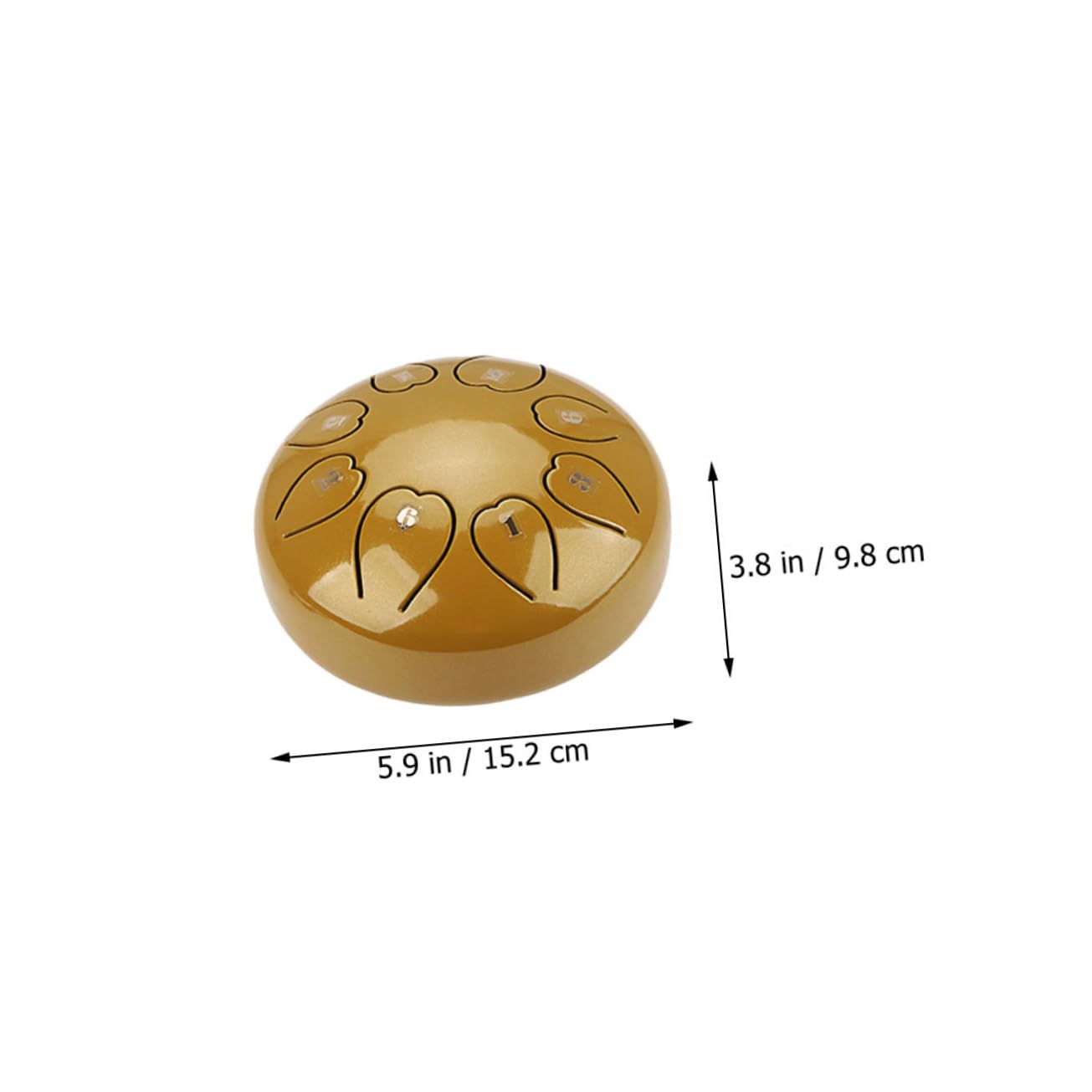 TOYANDONA De Lengua Etéreo Portátil De Mano Para Principiantes Instrumento De Percusión Para Amantes Música