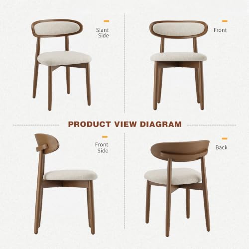MALOL Wooden Dining Chairs Set of 2 - image 9