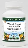 TerraVita Wheat Grass and Alfalfa Combination - 450 mg (100 Capsules, ZIN: 516431) - 2 Pack