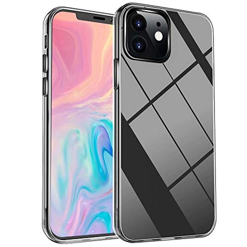 laxikoo Funda Compatible con i Phone 12 / i Phone 12 Pro (6,1 Pulgada), Ultra Fina Carcasa Protectora Transparente Silicona Suave TPU Carcasa Anti-Choque Anti-arañazos Carcasa Case Cover