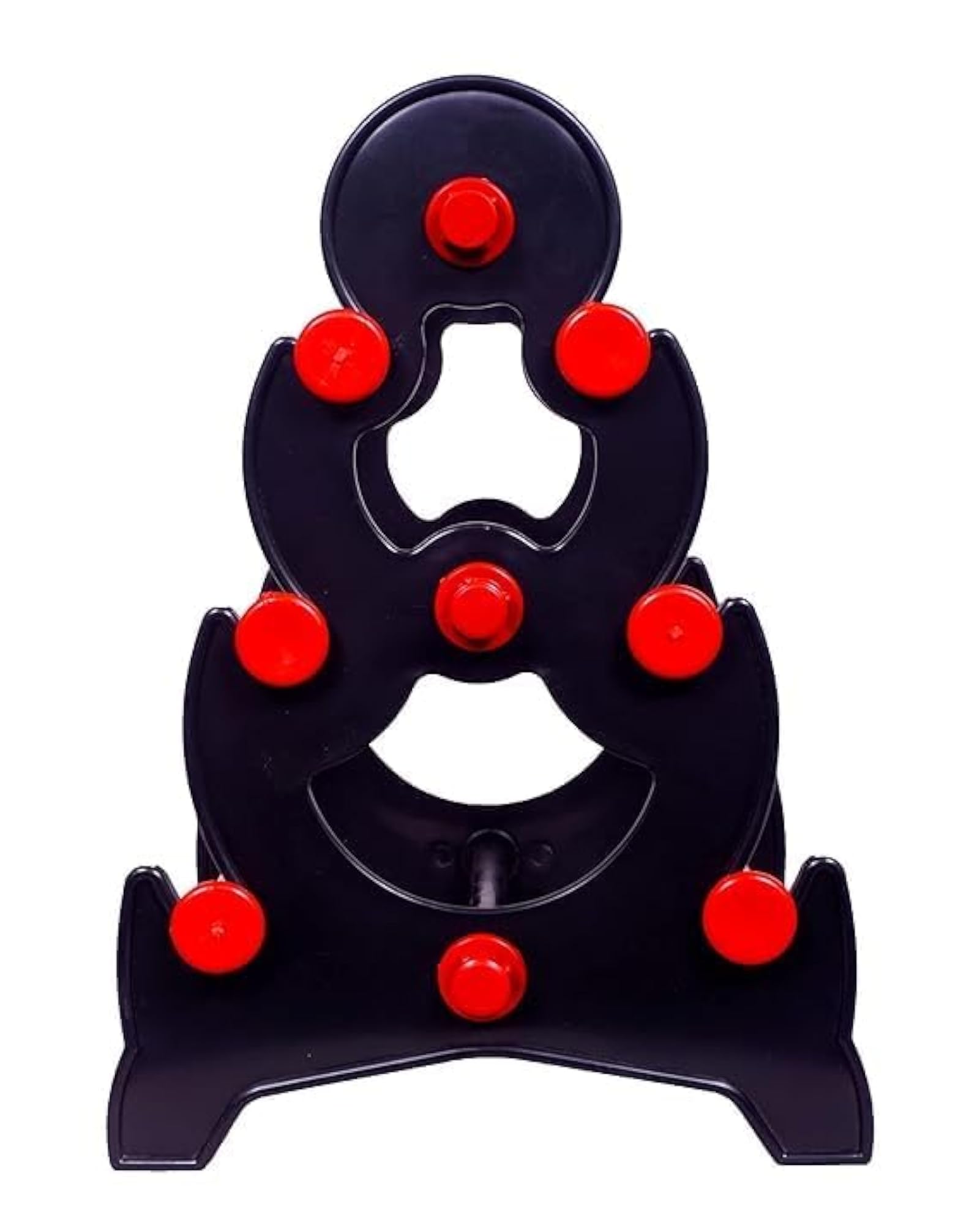 Premium Plastic Bangle Stand for Women, 6 Row Detachable Organizer