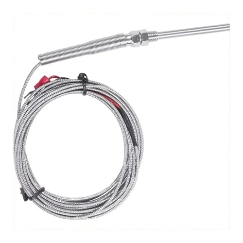 Capteur de température thermocouple type K 3m sonde 50 x 5 mm 800°C haute chaleur