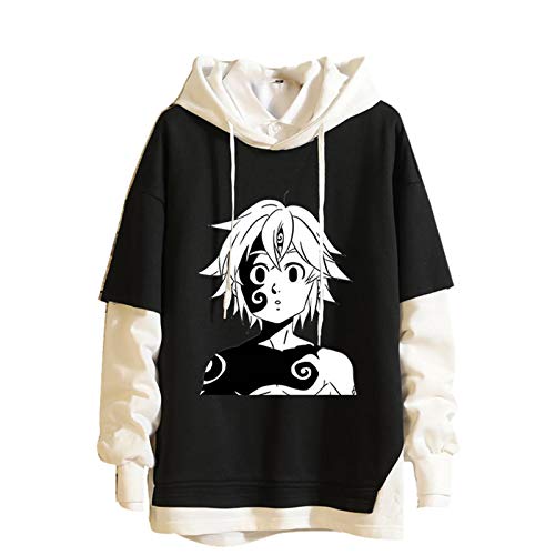 Sweat à capuche Meliodas idéal pour le cosplay quotidien et les sorties manga