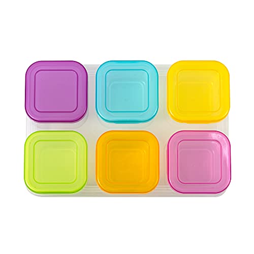 PORTA PAPINHA COLORIDO COM BANDEJA, Clingo, Multicor