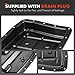 A-Premium Transmission Oil Pan with Drain Plug Compatible with Ford 6R80 6-Speed Automatic Trans & Expedition 2011-2017, F-150 2011-2018, Mustang 2011-2017 & Lincoln Navigator