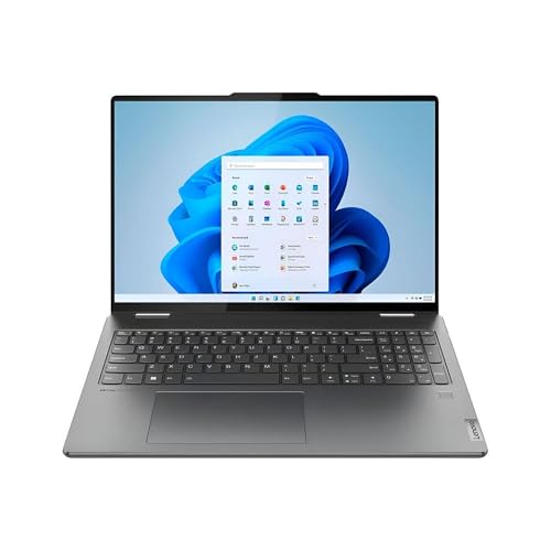 Image of Lenovo - Yoga 7i 2-in-1 16 inch 2K Touchscreen Laptop - Intel Core Ultra 5 125U with 16GB Memory - 512GB SSD - Storm Grey 83DL0000US.