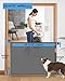 Veraste (2 Pack) Retractable Baby Gate for Doorways and Stairs, Mesh Safety Gate for Pet, Indoor & Outdoor Use, One-Hand Operation, Easy Installation, 33.6