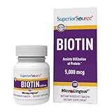 Superior Source Biotin, 5,000 mcg, 100 Count