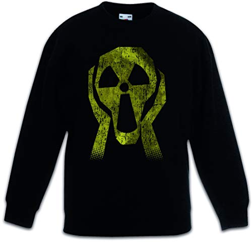 Sweat-shirt noir enfant imprimé graphique Urban Backwoods vêtement coton automne