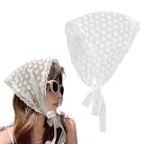 Matériau en dentelle de haute qualité : Confectionné en tissu de dentelle doux et luxueux, ce foulard floral offre une texture agréable et une qualité durable. Sa finition fine et soignée lui confère une apparence élégante, en faisant un ajout précieux à votre collection d'accessoires