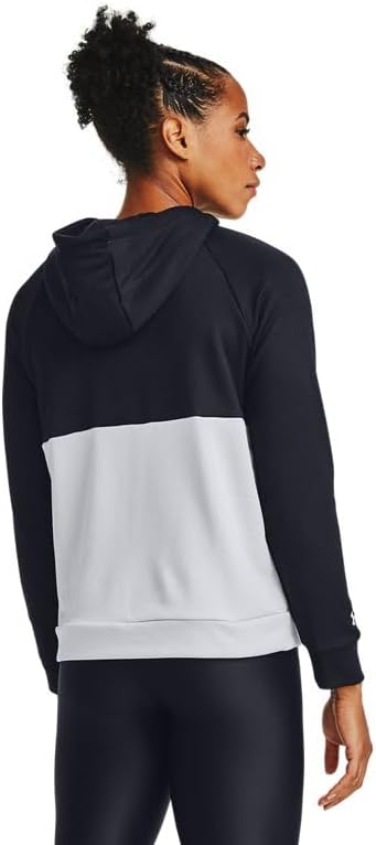 Under Armour Women's Qualifier Fleece Blocked Hoodie Apparel - Sweat Wicking