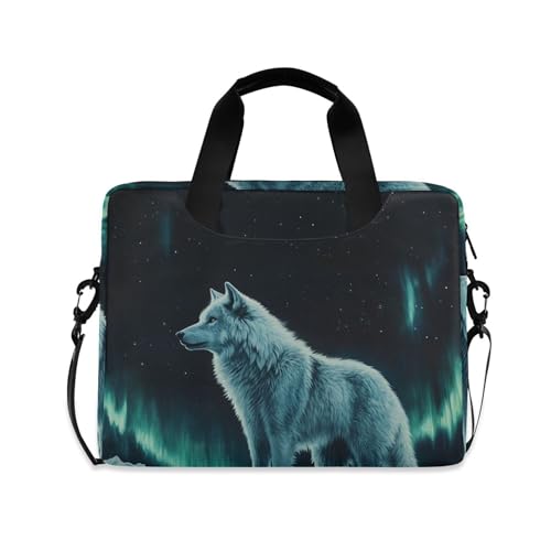 Maletín para portátil ALAZA Wolf Green 13-15.6 pulg miniatura 1