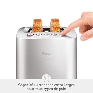 Sage - The Smart Toast - Grille-Pain 2 Fentes - Aluminium Brossé