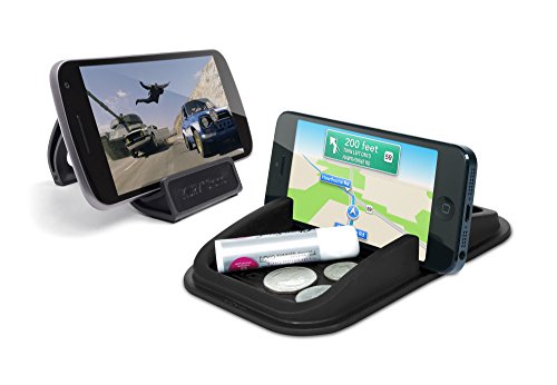 Roadster + Kurv Stand Road and Office Bundle - Smartphone Holders. No Sticky adhesives and Leaves Behind no Residue. Removable and Reusable.