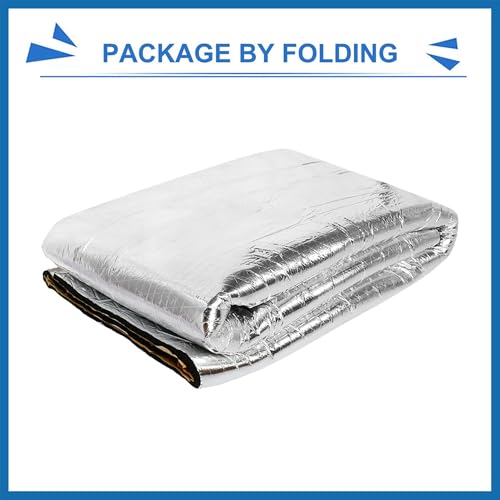 A ABSOPRO 1 Satz Auto Schalldämmmatte 10mm mit Installieren Werkzeug 152x100cm Artikelaustausch