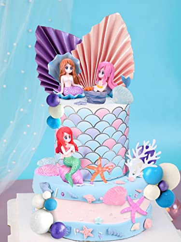 JeVenis Decorazione della Torta della Sirena Sotto...