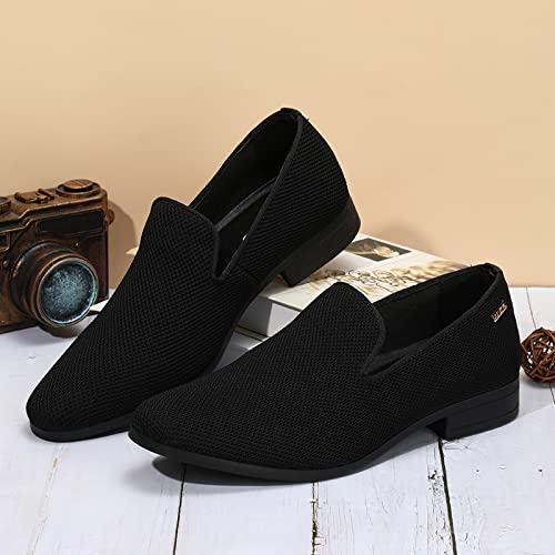 Image of UUBARIS Mens Dress Loafers Tuxedo Suit Slip on Shoes