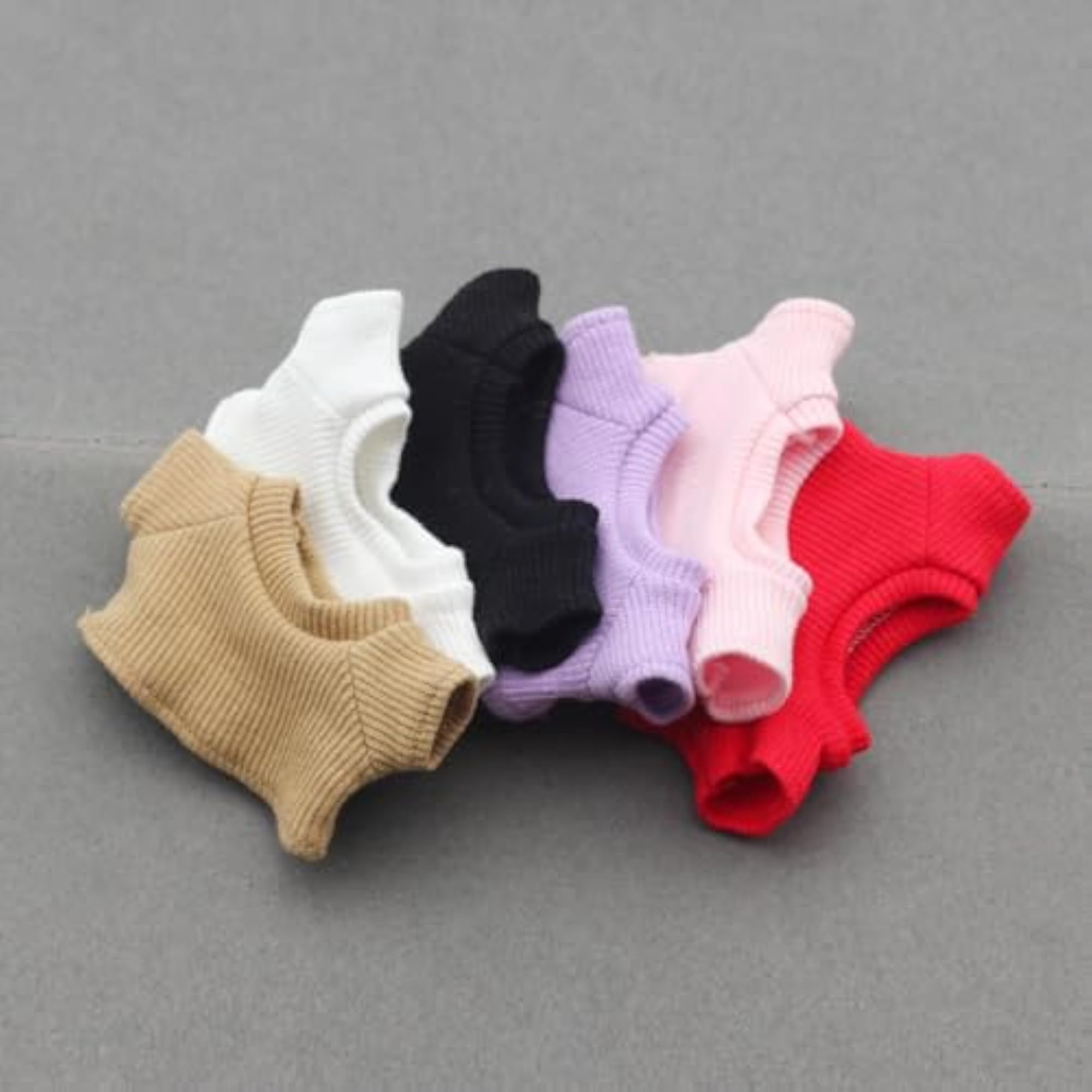 2X Dolls Clothes Hat and Top for Plush 5.91/6.69inch, Violet
