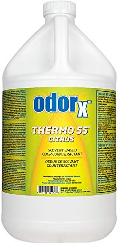 ODORx Thermo 55 Citrus Solvent-based Professional Odor Counteractant for Thermal Fogging, 1 Gal